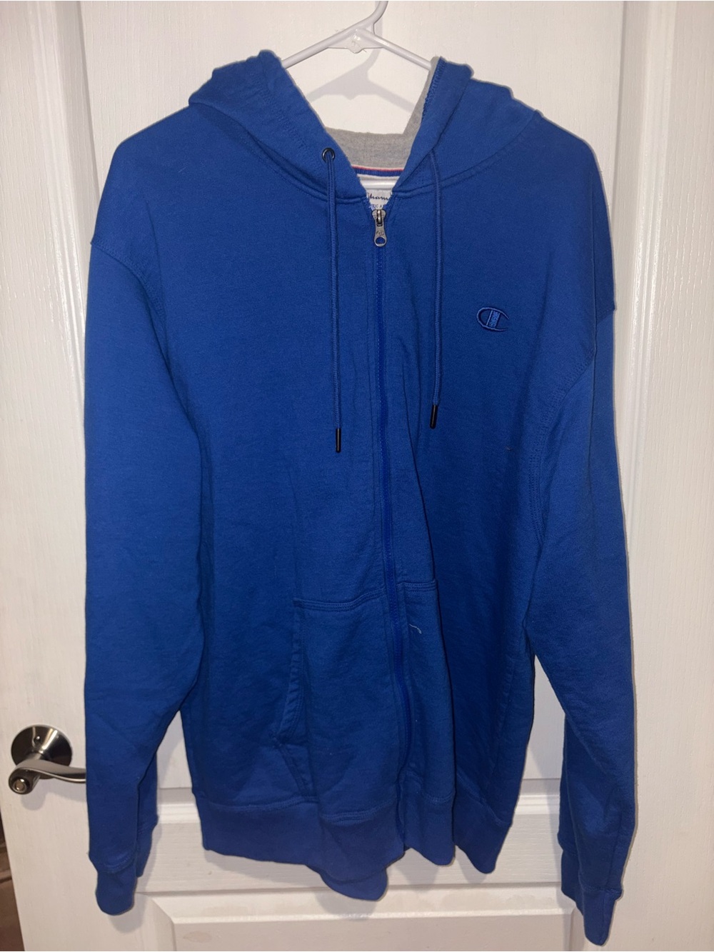 Champion Men’s Royal Blue Zip-Up Hoodie